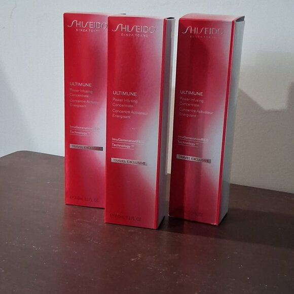 PACK OF 3)Shiseido Ultimune Power Infusing Concentrate Travel